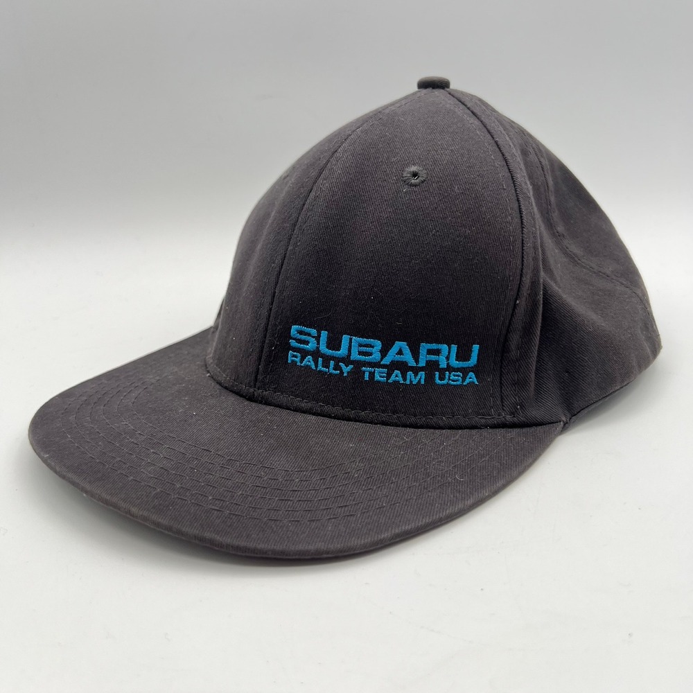 Subaru Rally Team USA Snapback Hat Mens Grey Baseball Cap Adjustable Moto Racing